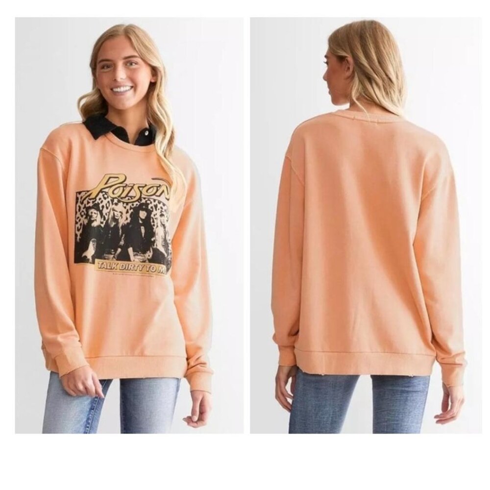 *THE VINYL ICONS Poison Band Pullover O-1